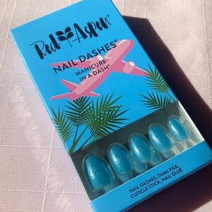 Red Aspen Nail Dashes  TROPIC TEMPTATION, TALIA Blue Glitter Beachy